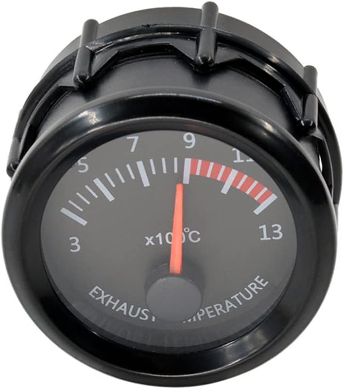 E Support Universal Car 52mm Pointer Exhaust Gas Temp Gauge Meter Kit Temperature EGT EXT White LED Light Pointer Indicator Dail Display Electronic - Image 3